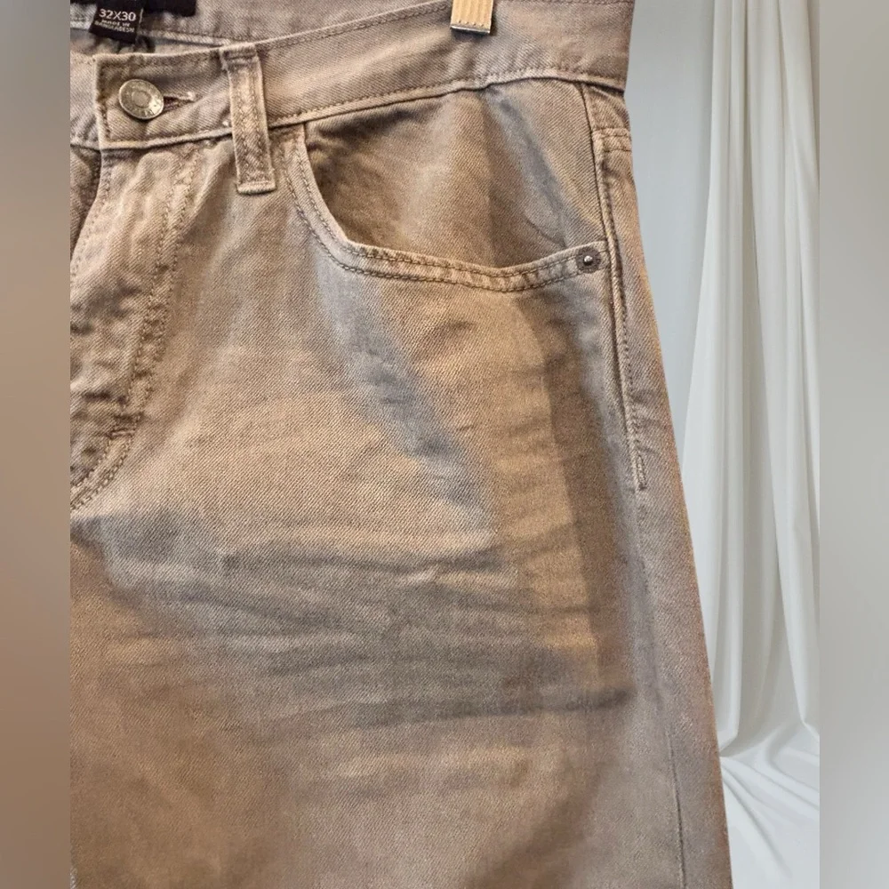 Banana Republic Men's Grayish Tan Slim Fit Jeans Sz 32x30 NEW WITHOUT TAGS